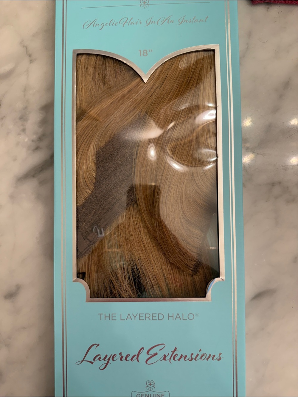 Layered HALOCOUTURE 18" Women's Hair Extensions - Dark Blonde Color #882